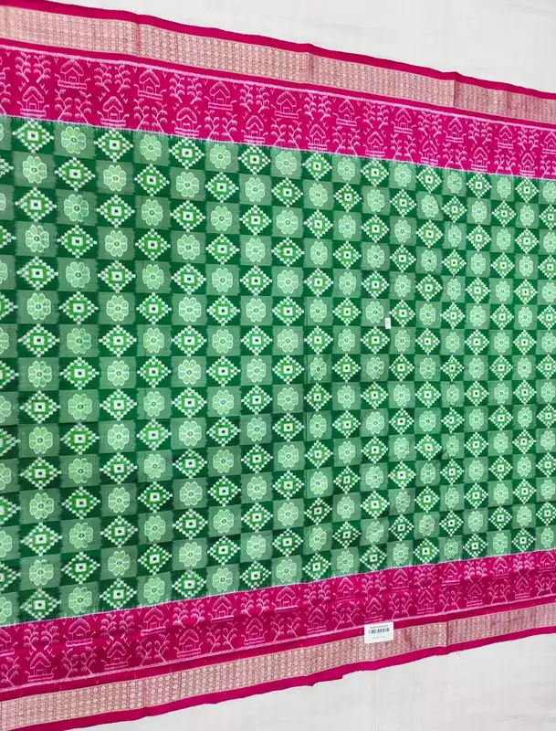 MINI SAKTA SILK SAREE-GREEN