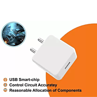 Champion 20W Quick Charging Wall Adapter - High-Speed Charger for iPhone, Android, and USB-C Devices (White) Champion 20W Quick Charging Wall Adapter - High-Speed Charger for iPhone, Android, and USB-C Devices (White)