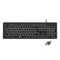 Fingers Magnifico MoonLit Wired Keyboard