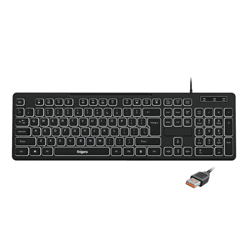 Fingers Magnifico MoonLit Wired Keyboard