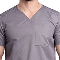 Ginerva Men's Scrub Top – Comfortable Stretch Medical Uniform