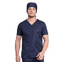 Ginerva Men's Scrub Top – Comfortable Stretch Medical Uniform