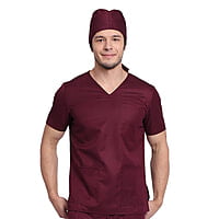 Ginerva Men's Scrub Top – Comfortable Stretch Medical Uniform