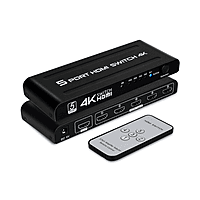 5-Port HDMI Switch – Connect Multiple HDMI Devices to One Display