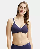 Jockey Wirefree Non Padded Super Combed Cotton Elastane Stretch Medium Coverage Everyday Bra with Concealed Shaper Panel - 1722