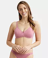 Jockey Wirefree Non Padded Super Combed Cotton Elastane Stretch Medium Coverage Everyday Bra with Concealed Shaper Panel - 1722