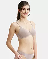 Jockey Wirefree Non Padded Super Combed Cotton Elastane Stretch Medium Coverage Everyday Bra with Concealed Shaper Panel - 1722