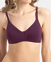 Jockey Wirefree Non Padded Super Combed Cotton Elastane Stretch Medium Coverage Everyday Bra with Concealed Shaper Panel - 1722