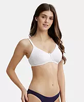 Jockey Wirefree Non Padded Super Combed Cotton Elastane Stretch Medium Coverage Everyday Bra with Concealed Shaper Panel - 1722