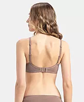 Jockey Wirefree Padded Combed Cotton Elastane Stretch Medium Coverage T-Shirt Bra with Lace Styling - 1723