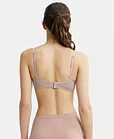 Jockey Wirefree Padded Combed Cotton Elastane Stretch Medium Coverage T-Shirt Bra with Lace Styling - 1723