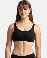 JOCKEY Super Combed Cotton Elastane Stretch Slip On Lounge Bra With StayFresh Treatment 1550