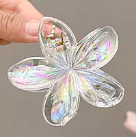 Transparent Glossy Flower Hair clip