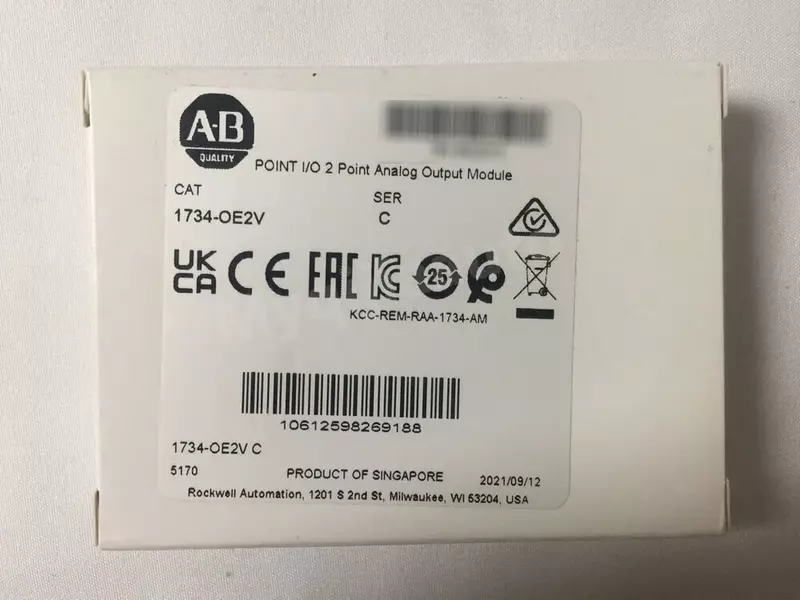 1734-OE2V. Allen-Bradley POINT I/O 2 Channel Analog Voltage Output Module