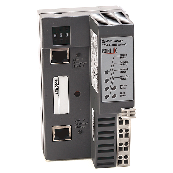 1734-AENTR Allen-Bradley POINT I/O Dual Port EtherNet/IP Adapter Module
