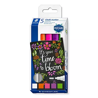 STAEDTLER 344 LUMO CHALK MARKER - C5 SET OF 5