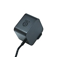 Official 27W USB-C PD Power Supply for Raspberry Pi 5 – Black(Plug Type :IN)