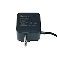 Official 27W USB-C PD Power Supply for Raspberry Pi 5 – Black(Plug Type :IN)