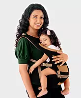 LuvLap Royal Hip Seat Carrier - Black