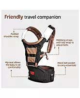 LuvLap Royal Hip Seat Carrier - Black