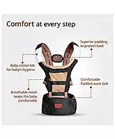 LuvLap Royal Hip Seat Carrier - Black