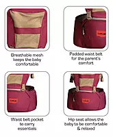 LuvLap Royal Hip Seat Carrier - Purple