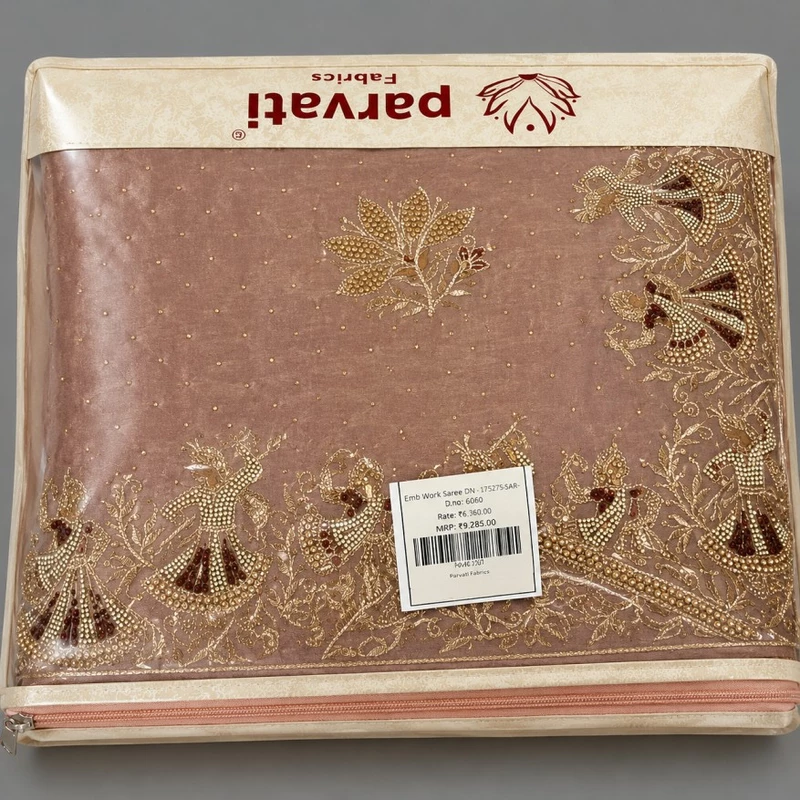 Emb Work Saree DN. 17527-SAR