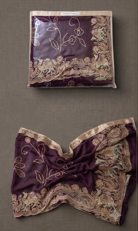 Emb Work Saree DN. 17532-SAR