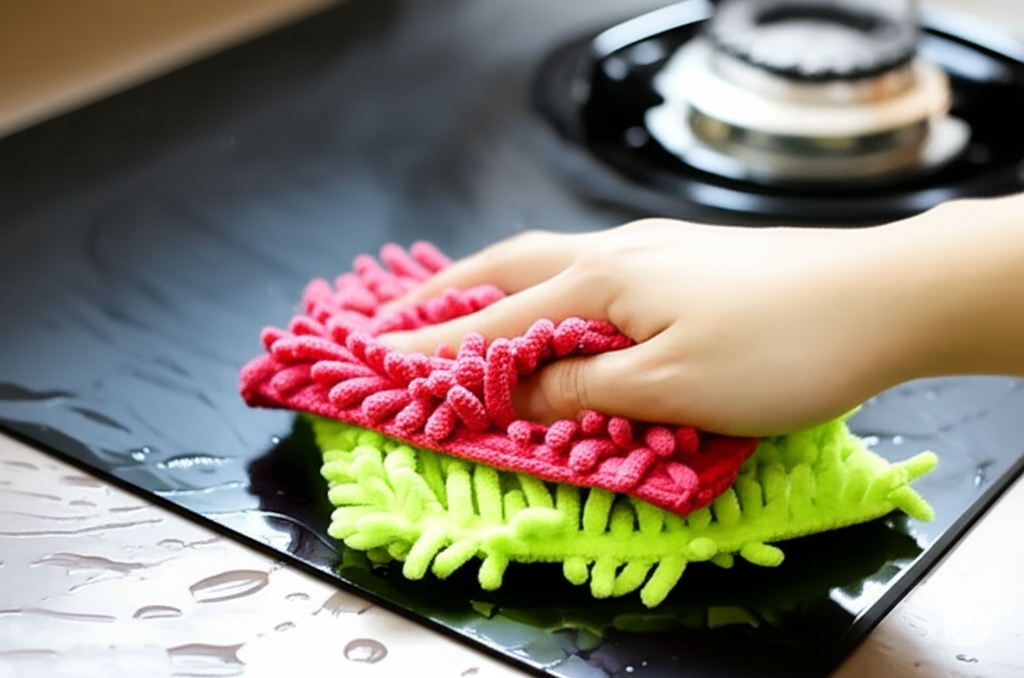 Multicolored Microfiber Dusting Puff