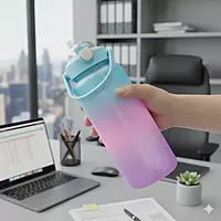 Colorful 2 Litre Motivational Bottle