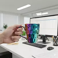 Iridescent Rainbow Coffee Mug