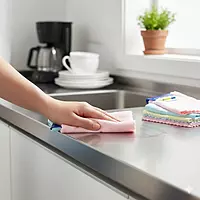 Multicolored Microfiber Cleaning Cloth - Set of 5 towels