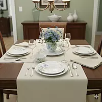 LAOPALA Pack of 27 Opalware Diva Classique Blue Daisy  Hygienic & Dishwasher safe Dinner Set