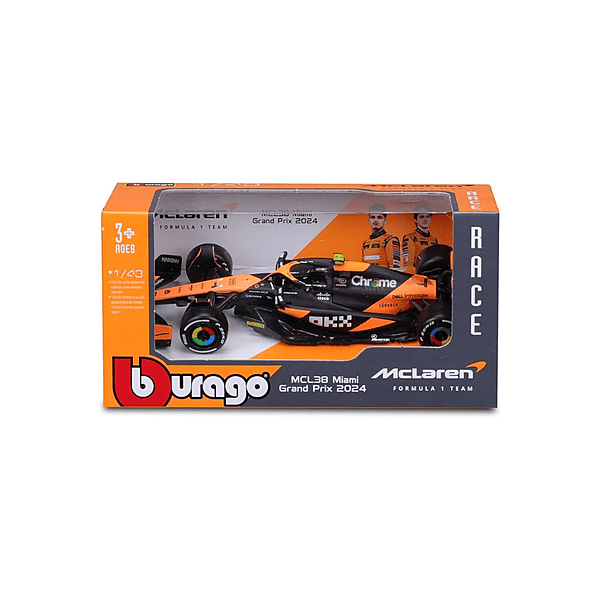 McLaren F1 Team MCL38 Lando Norris-4 | F1 | 1:43 | Bburago 