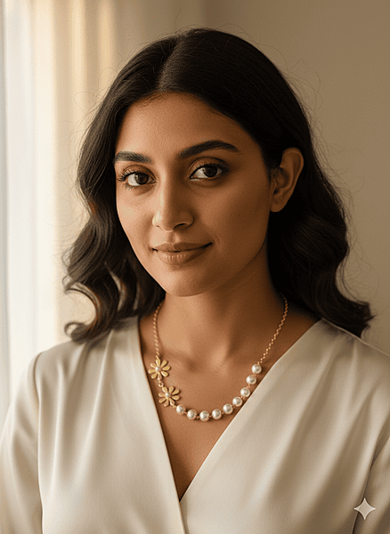 Necklace Pearl White