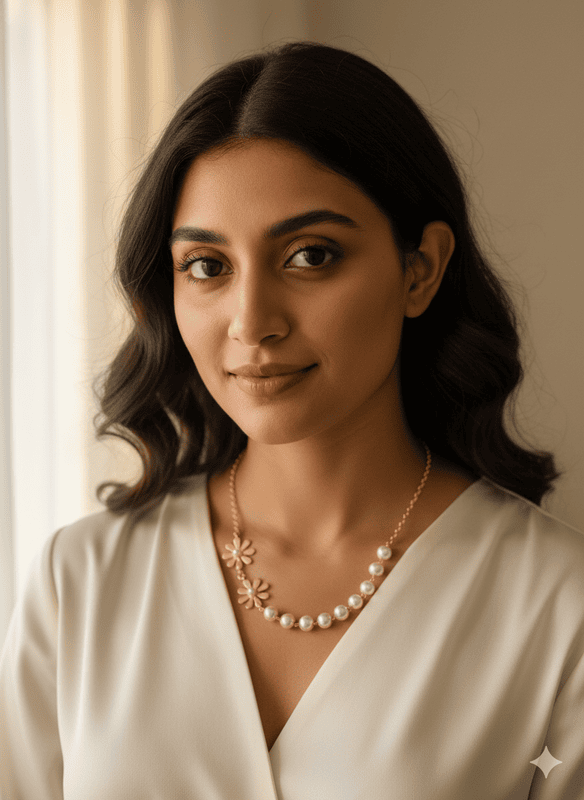 Necklace Pearl White