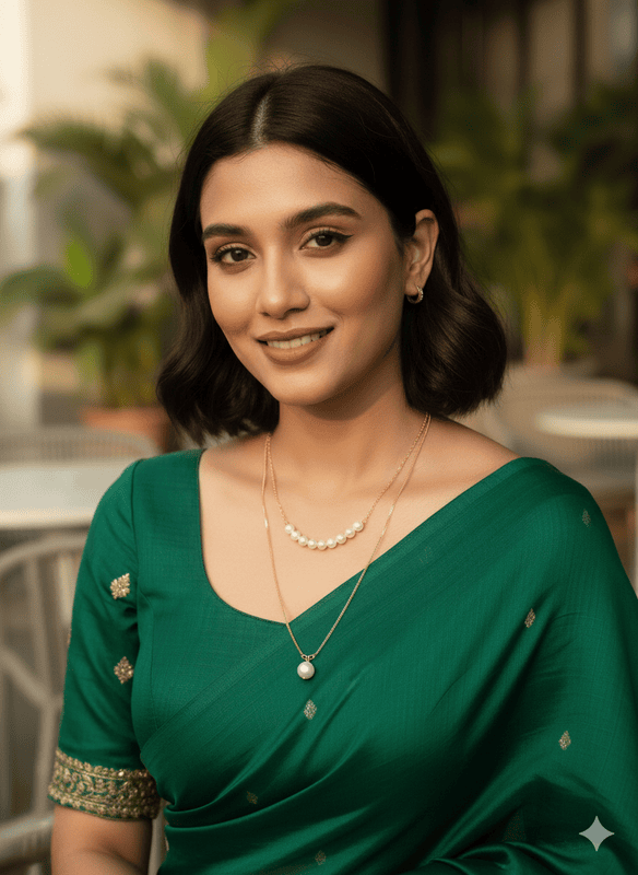 Necklace Two Layer - Pearl and Chain