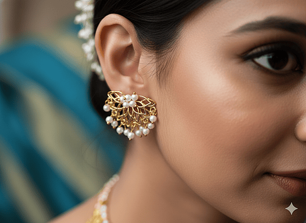 Earring White Pearl 1