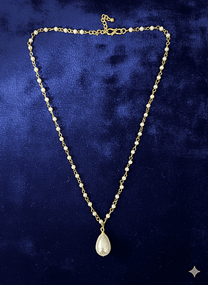 Necklace Single Pearl Drop