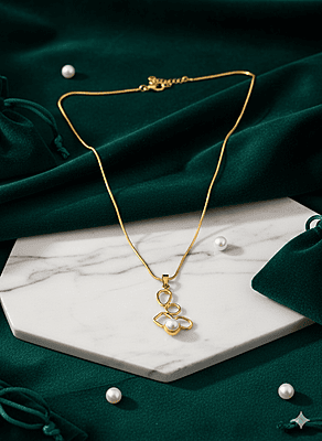 Necklace Pearl Drop Chain