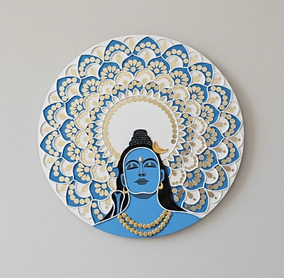 Adiyogi Lippan Art