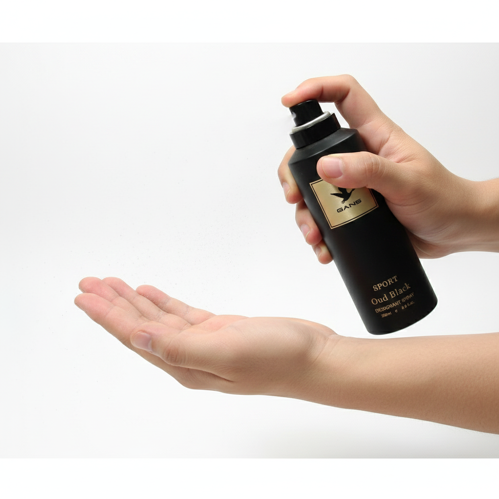 GANS SPORT Deodorant 200ml - Oud Black Scent