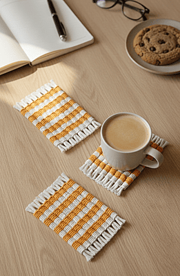 Boho Loom Coasters