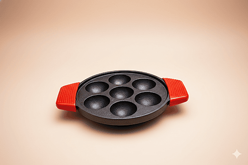Granny Kitchen Cast Iron Appam Patra| Paniyaram Pan with Handles