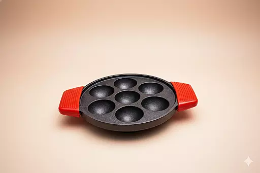 Granny Kitchen Cast Iron Appam Patra| Paniyaram Pan with Handles
