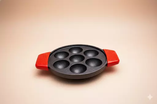 Granny Kitchen Cast Iron Appam Patra| Paniyaram Pan with Handles