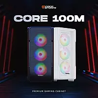 Coconut Core 100M White Mid ATX Gaming Cabinet