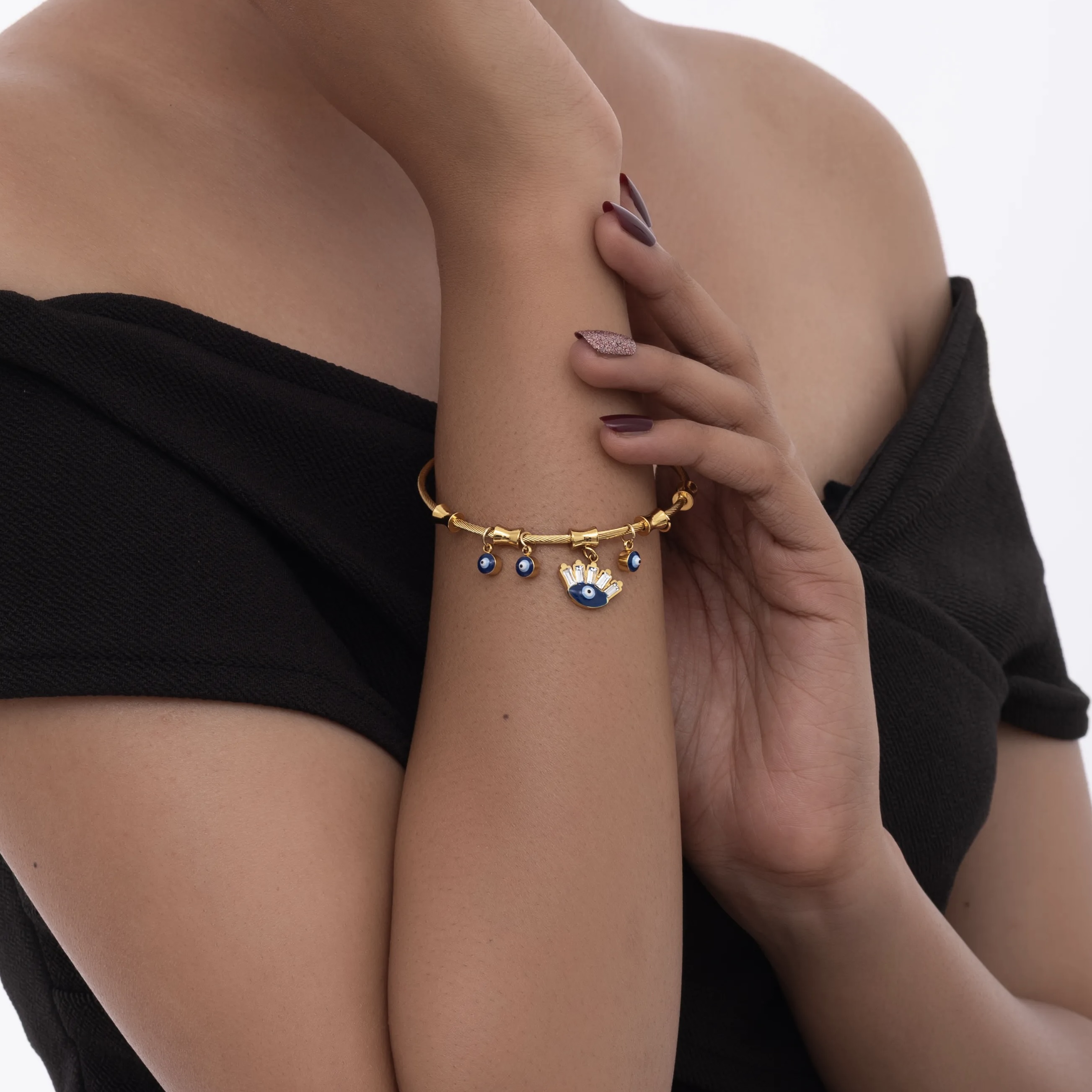 Gold Enchanted Evil Eye Bracelet