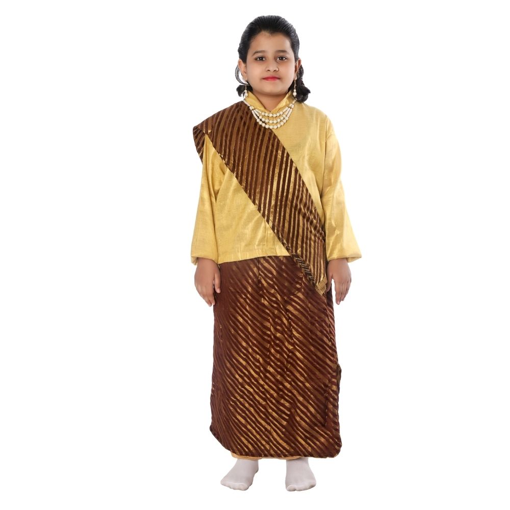 Sikkim Girl Traditional Fancy Dress