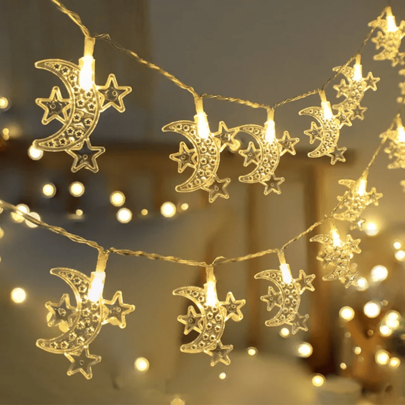 Ramadan Moon Star LED String Lights
